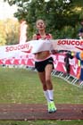 K. McDonald(Herne Hill Harriers) win the under-13 girls 2012 National Cross Country Relay Championships.